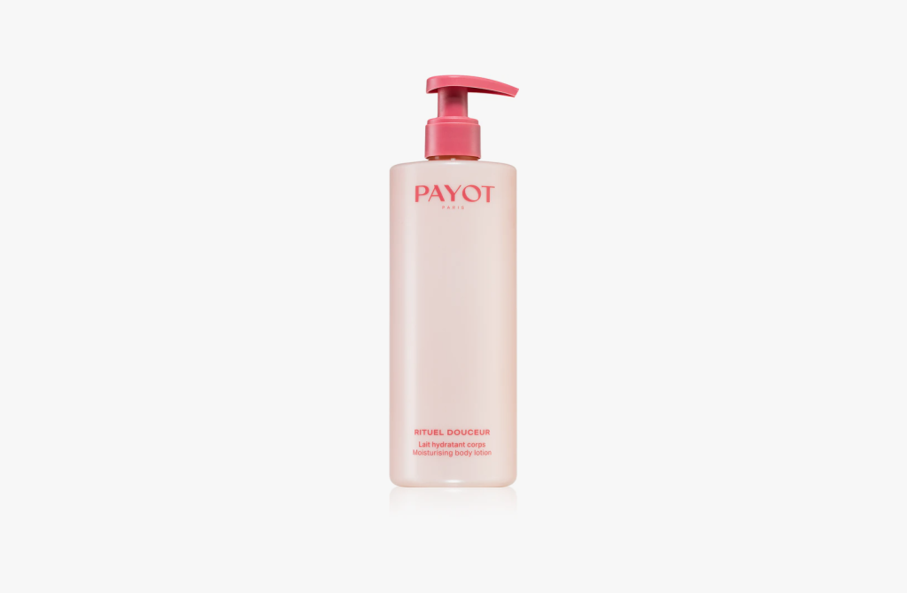 A bottle of hydrating body lotion